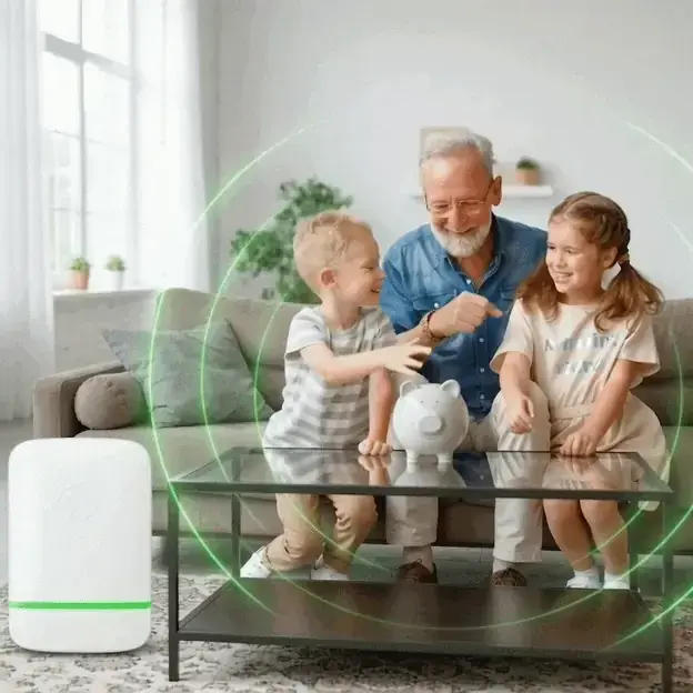 Family using StopWatt savings